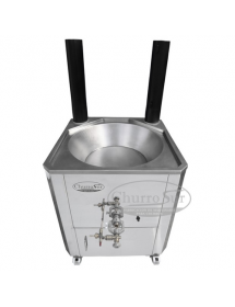 70×70 & 80×80 professional gas fryer for fair-goers